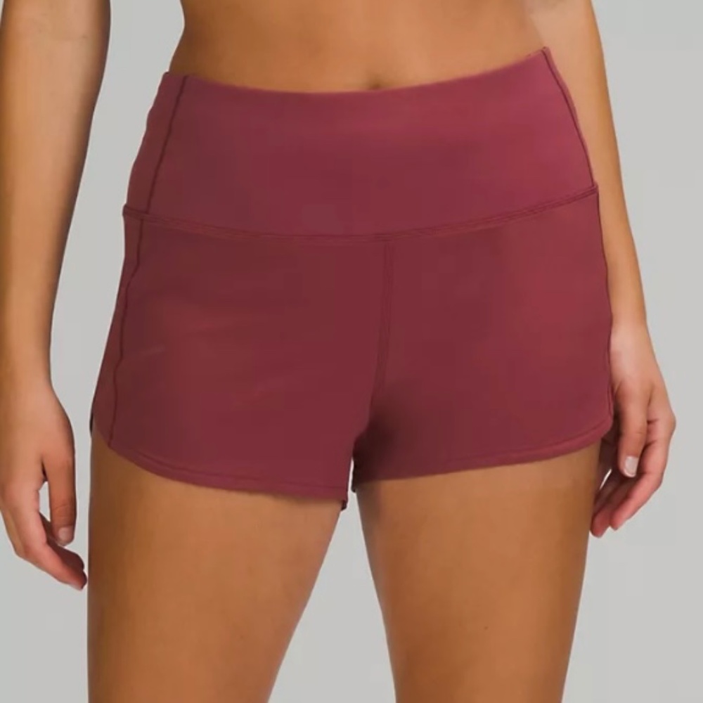Lululemon Speed Up High Rise Shorts 2.5 inch inseam